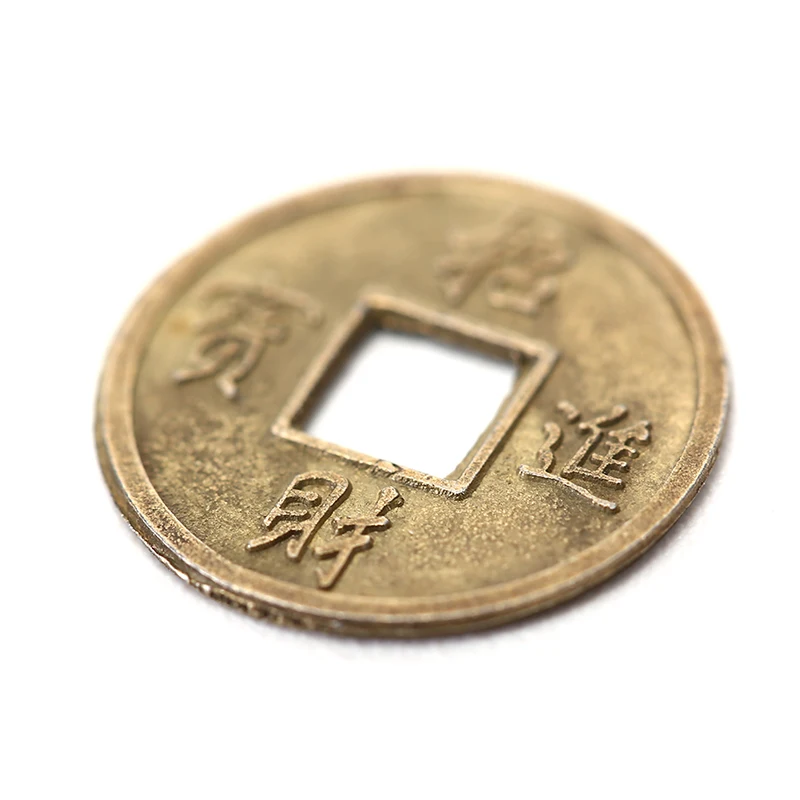 100 Stück I-Ching Glücksmünzen Aus Metall – Chinesische Feng-Shui-Münzen Für Gesundheit & Wohlstand – 2 Cm, Antike Bronze