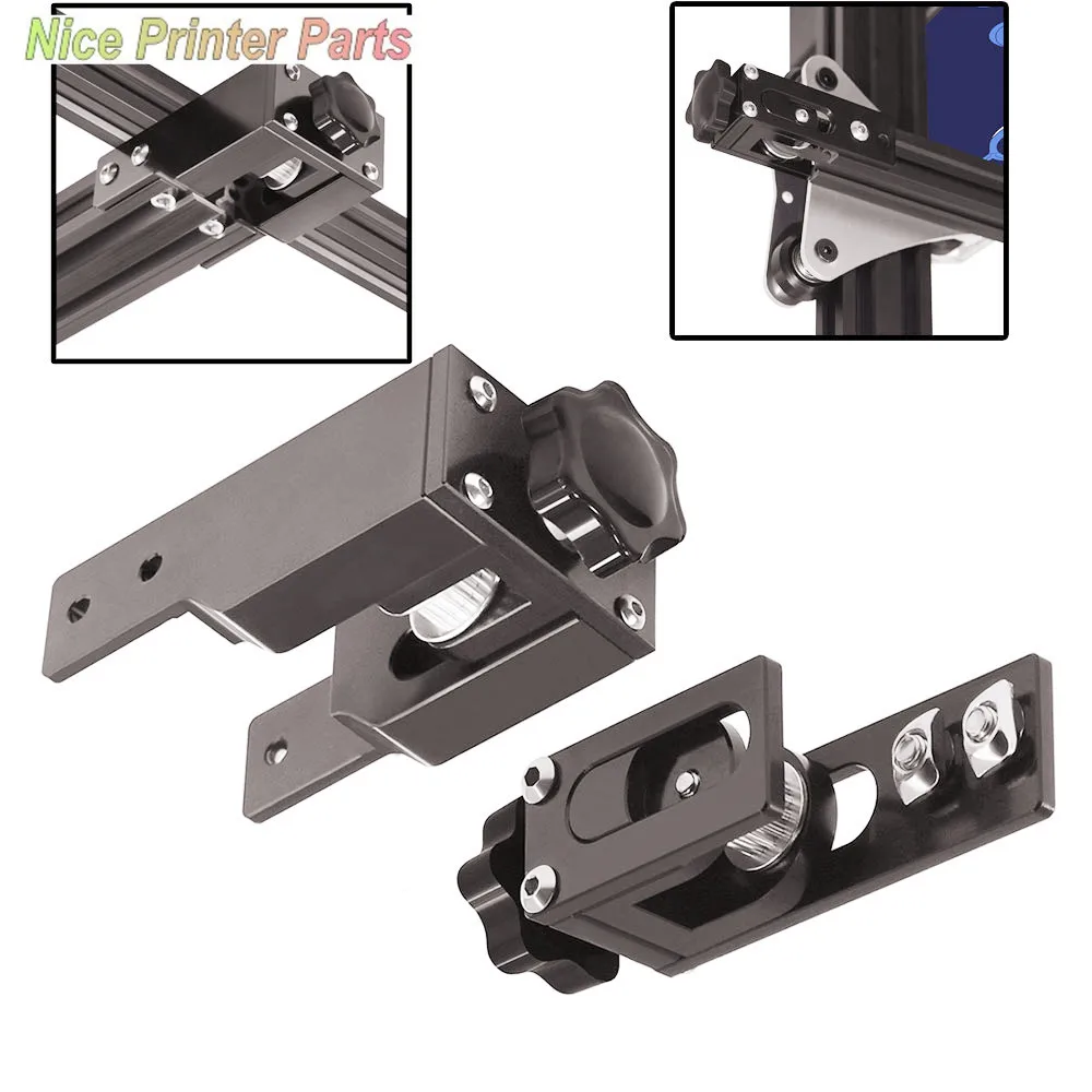 

Belt Stretch Straighten Tensioner 2020/2040/4040 Upgrade V-Slot Profile X Y-axis Synchronous For Creality CR10 CR10S 3D Printer