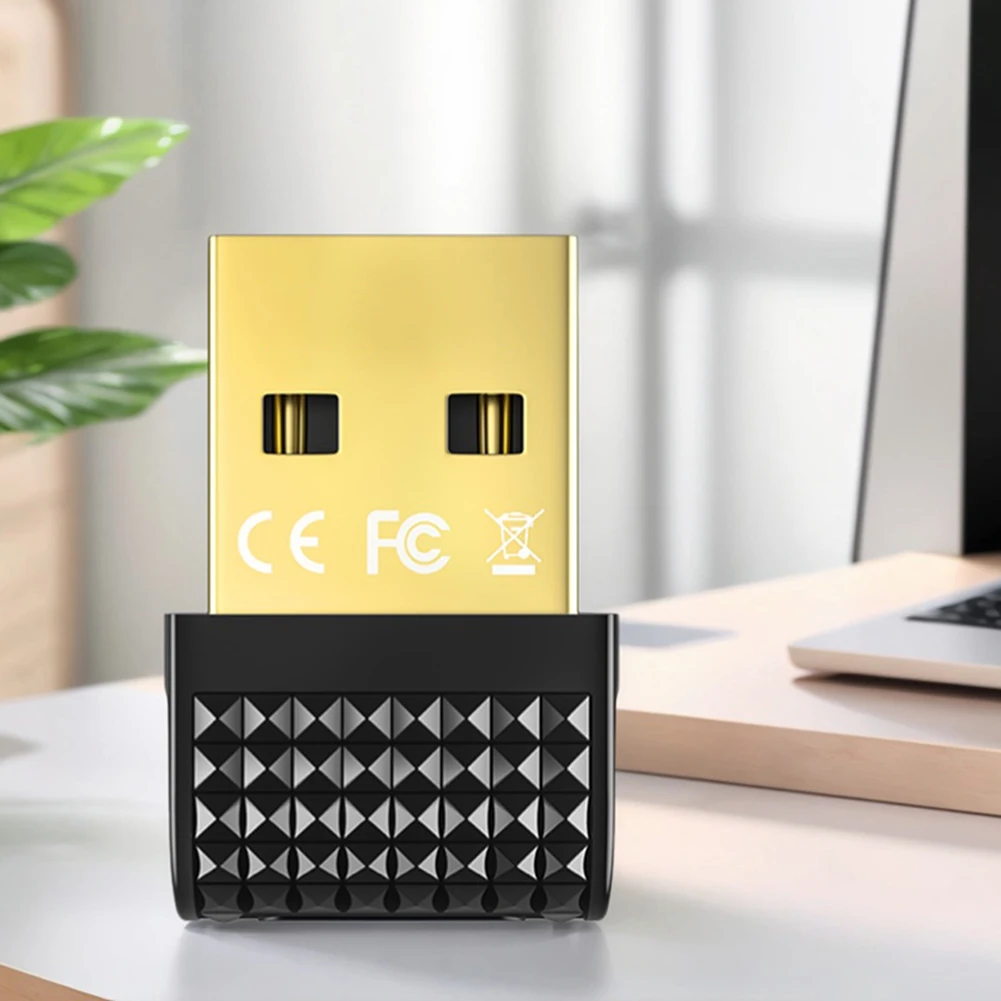 

BT 6.0 Adapter USB BT 6.0 Dongle Plug and Play Wireless BT Transmitter Receiver for PC Mouse Keyboard Headphones Speakers