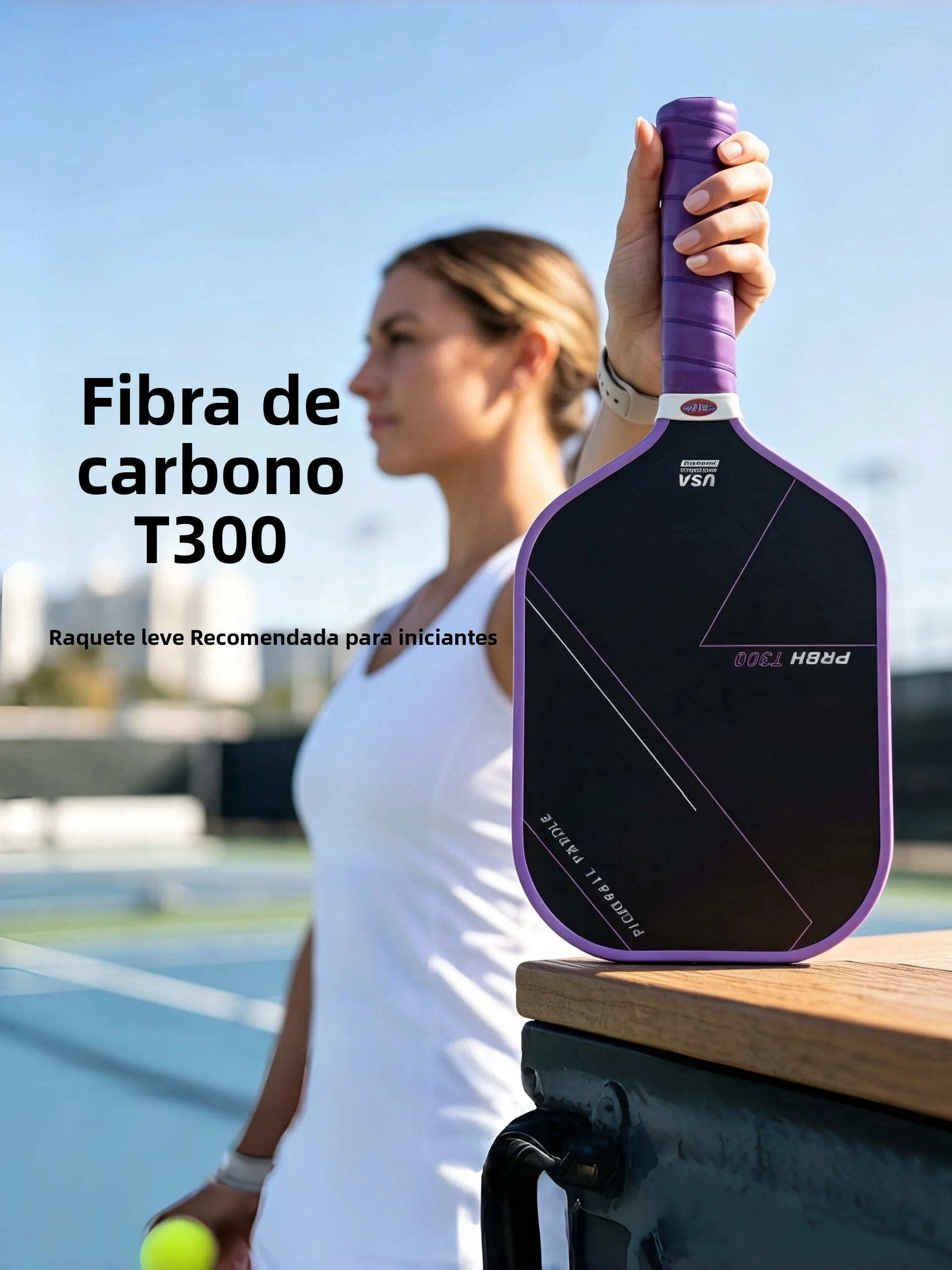 prbh-peak-t300-carbon-fiber-professional-badminton-racket-usapa-certified-matte-finish-adult-outdoor-sports-training