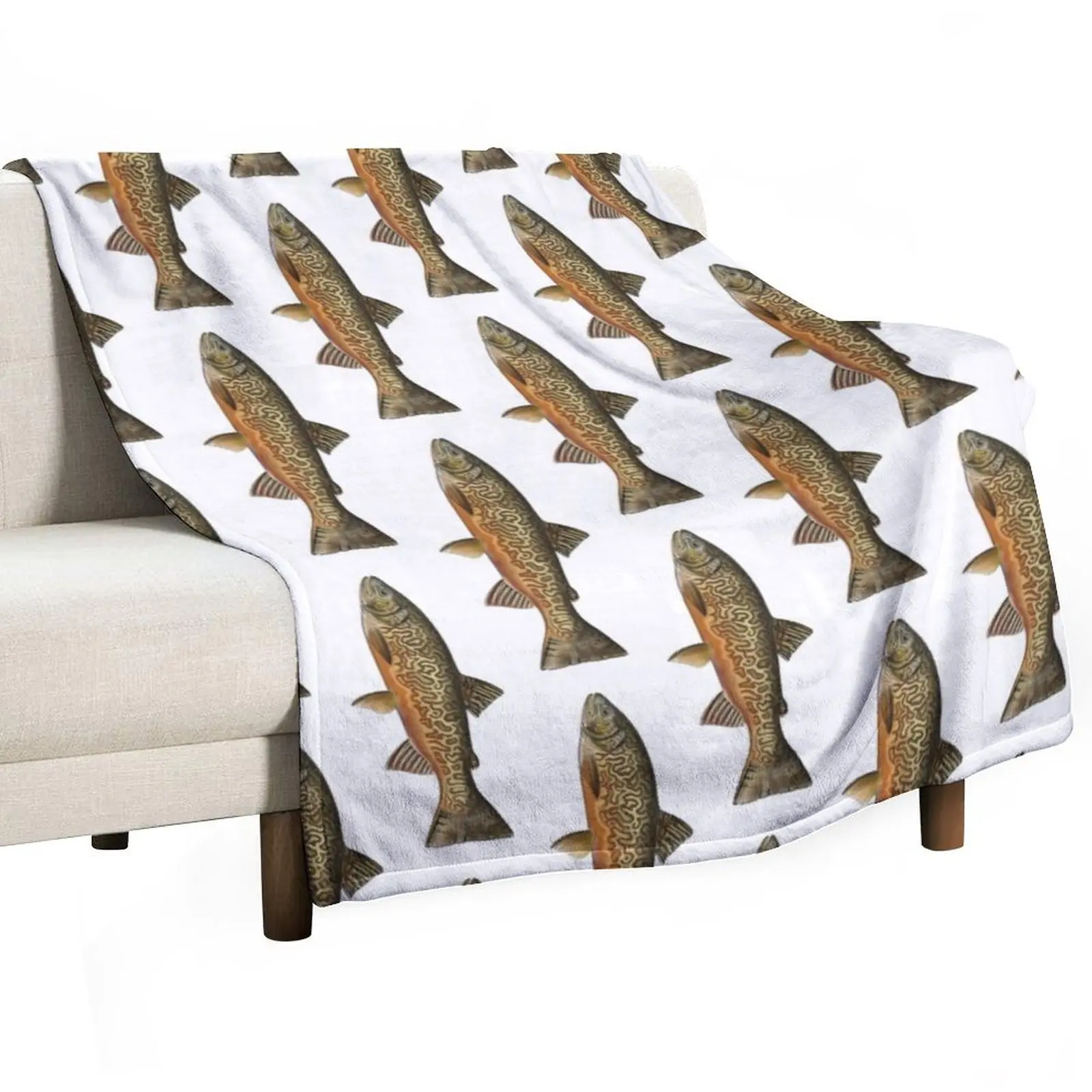 

Tiger Trout Throw Blanket Bed linens cosplay anime Blankets