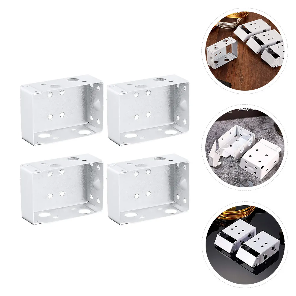 4Pcs Window Curtain Installation Brackets Premium Sturdy Roller Blind Mount Braces for Home Office Living Room Curtain