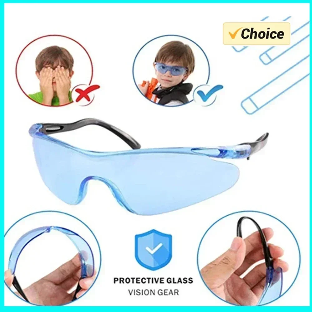 

Wearable Outdoor Goggles Eyes Glasses Clear Lens Children for Toys Gun Gun Accessories Game Toy Water Bullet Gun Wear Spectacles