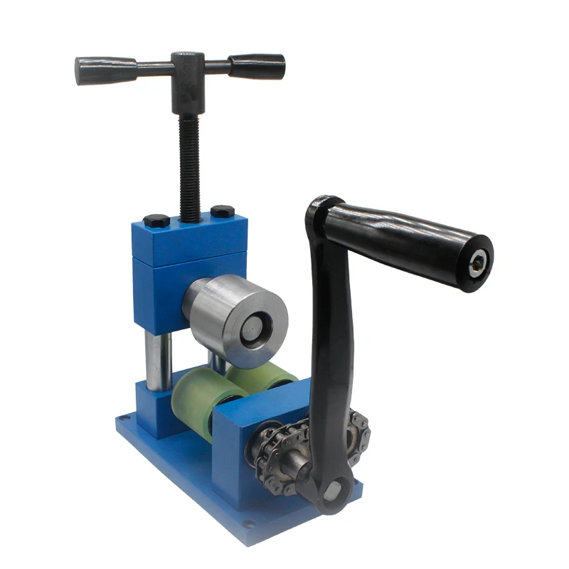 Hand Operated Rolling Machine for Bracelet Ring Bending Jewelry Making Tools