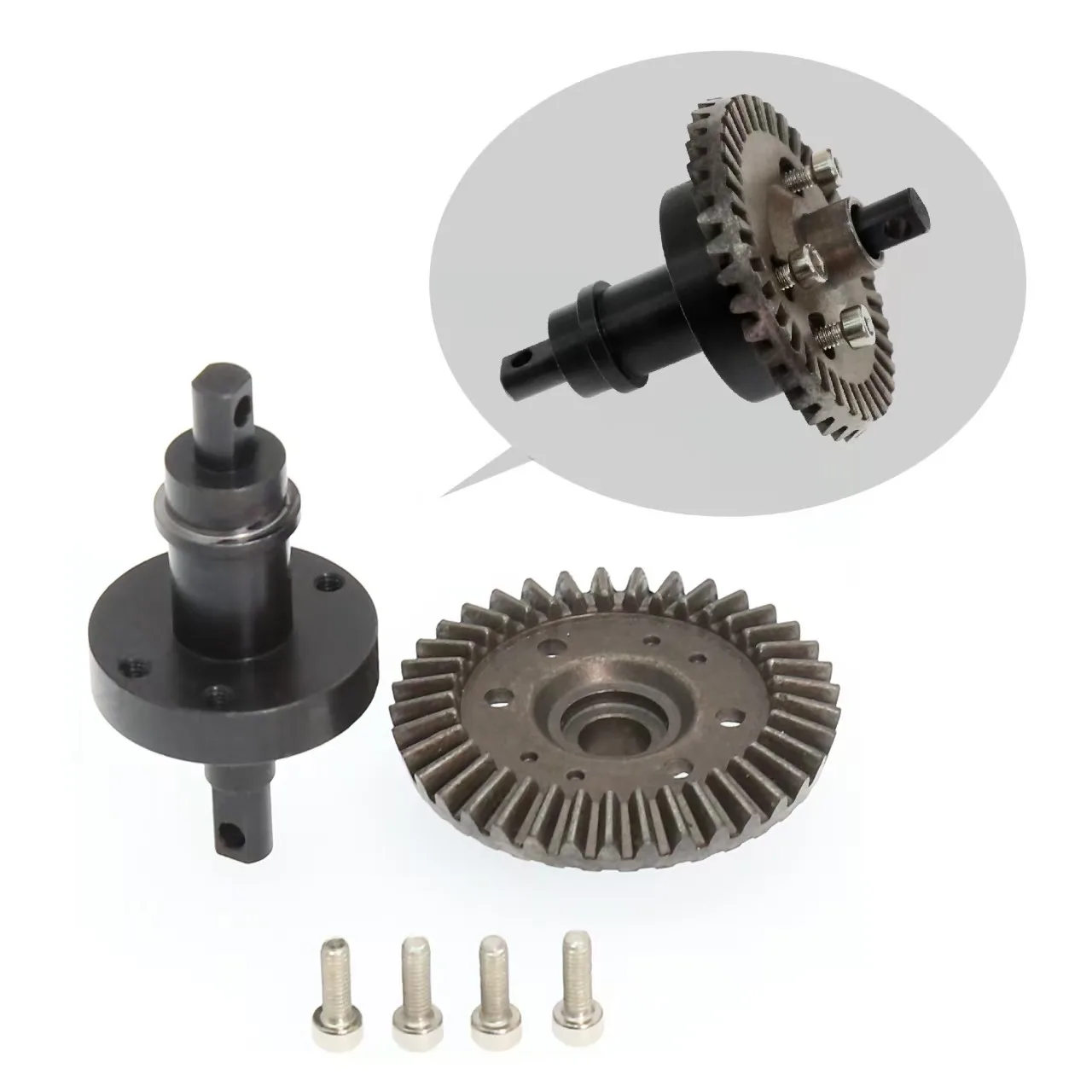 Heavy Duty Differential Lock Spindle for Traxxas Slash 4WD Rustler Stampede XO-01, Upgrade Part, Perfect Fit, Easy Install