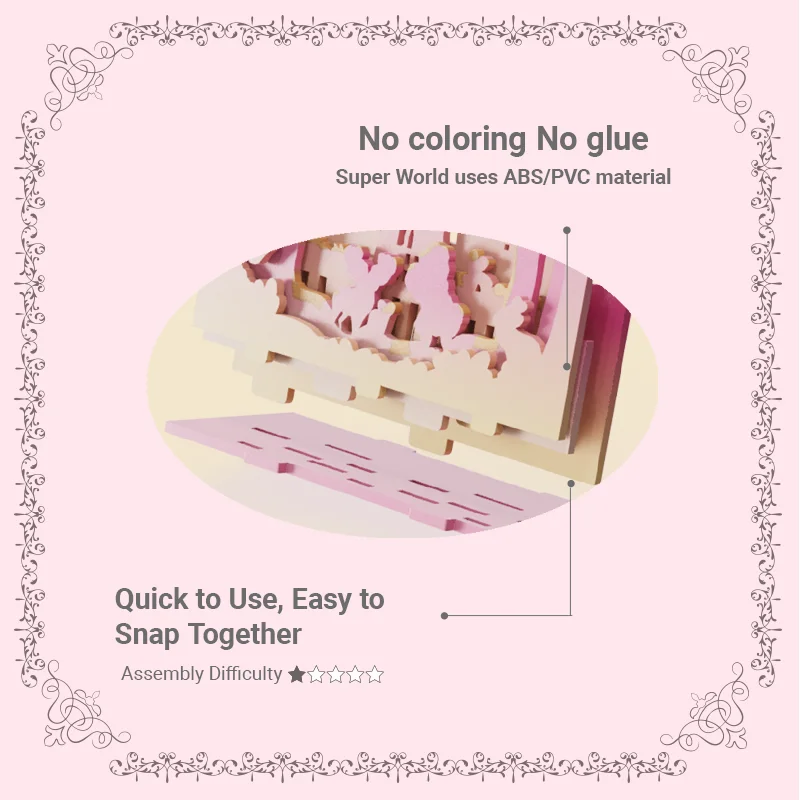 NUOVI puzzle in legno 3D Blocchi di costruzione Kit modello scena di avventura Meilin Luci notturne Decorazioni da scrivania Regali di Natale per i bambini