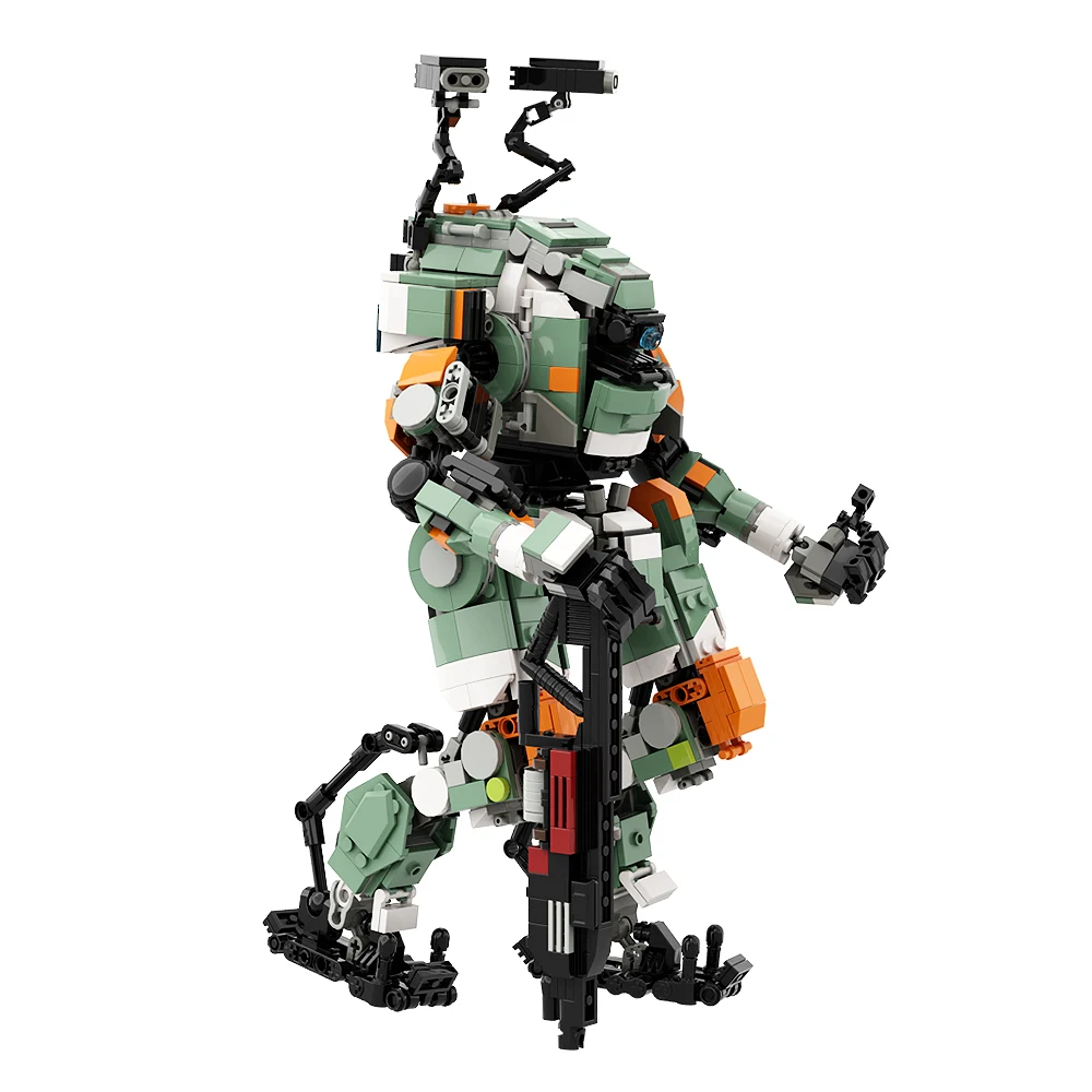 Klocki konstrukcyjne Gobricks MOC klasy Vanguard Titan od Titanfall 2, kreatywny ekspert, mechaniczna gra, klocki, zabawki, robot ekspertów dziecięcych