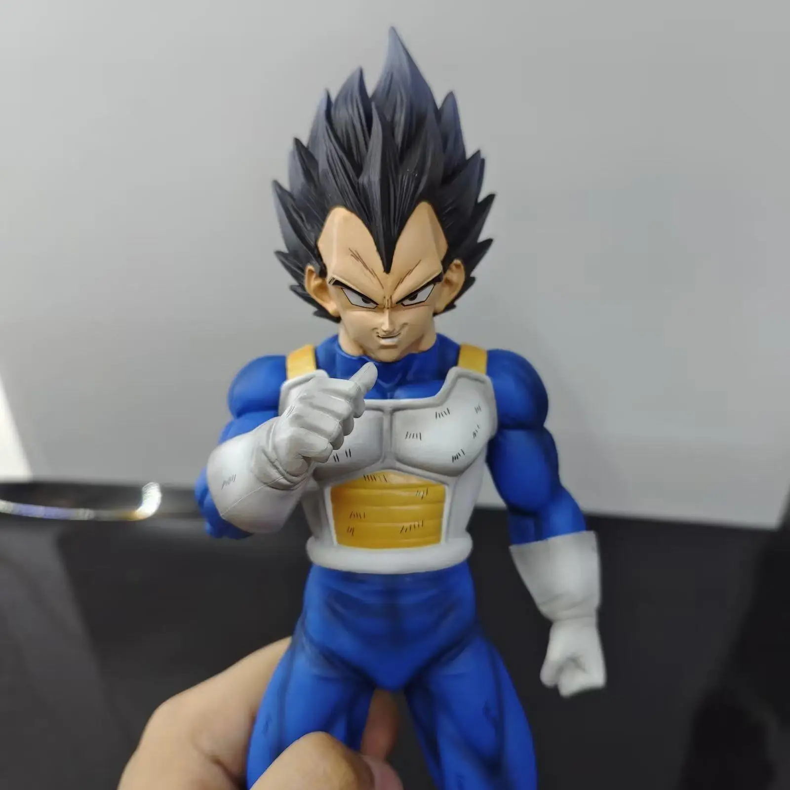 29 centimetri Anime Dragon Ball Z Grande Vegeta Blu Scuro Super Saiyan Figura In Piedi Dbz Modello Bambola Giocattolo Ornamenti Statue Desktop