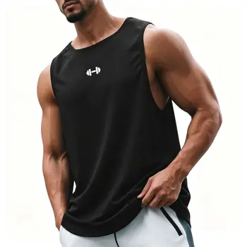 Summer Men's Gym Tank Top Fitness Training Clothing Quick-drying Loose Bodybuilding Sleeveless Shirt Men Fashion Basketball Vest 5 Summer Men's Gym Tank Top Fitness Training Clothing Quick-drying Loose Bodybuilding Sleeveless Shirt Men Fashion Basketball Vest 5