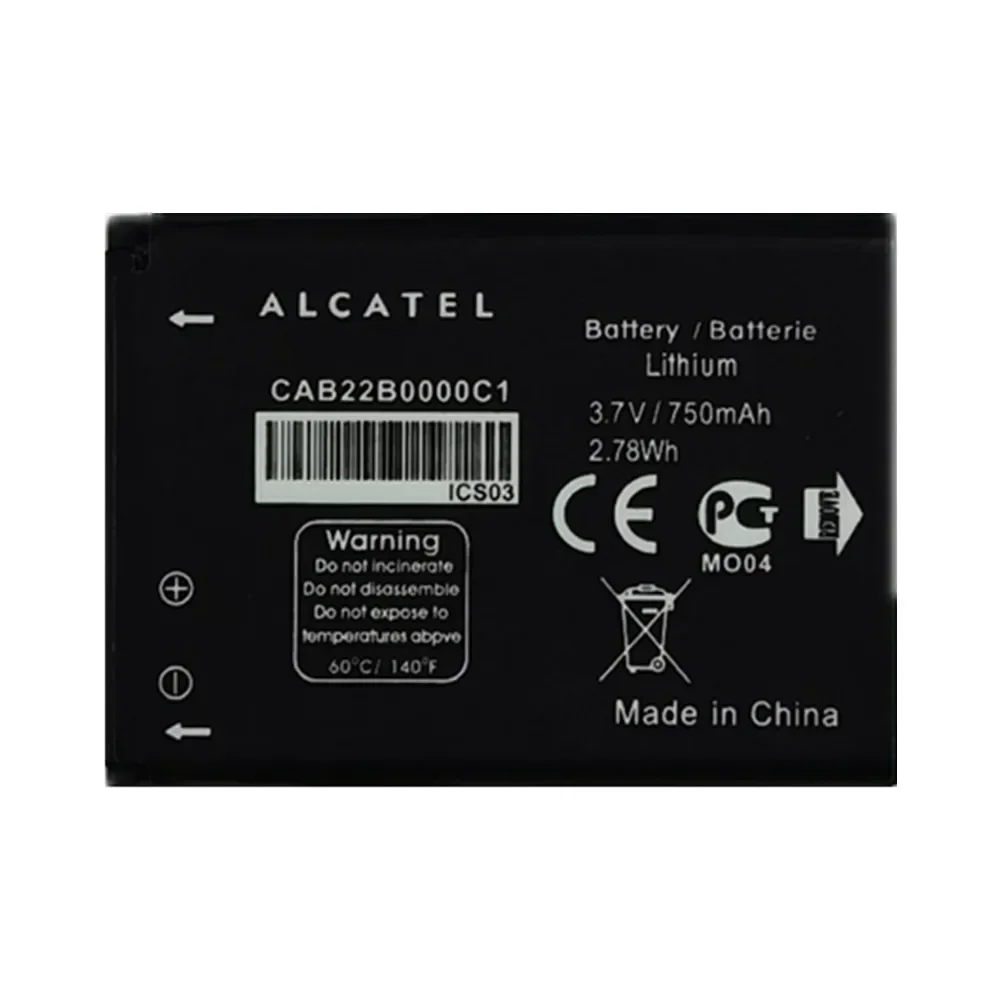 New CAB22B0000C1 Battery For Alcatel CAB3010010C1/CAB30M0000C1/CAB2170000C1 Battery For ALCATEL One Touch 103 103A 105 105A