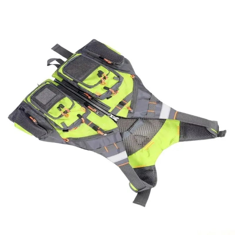 M5TC Waistcoat Jackets Trout Fishing Gear Stream Fishing Accessories Adjustable Multi Pokcet Multifunction Fly Fishing Vest view 2