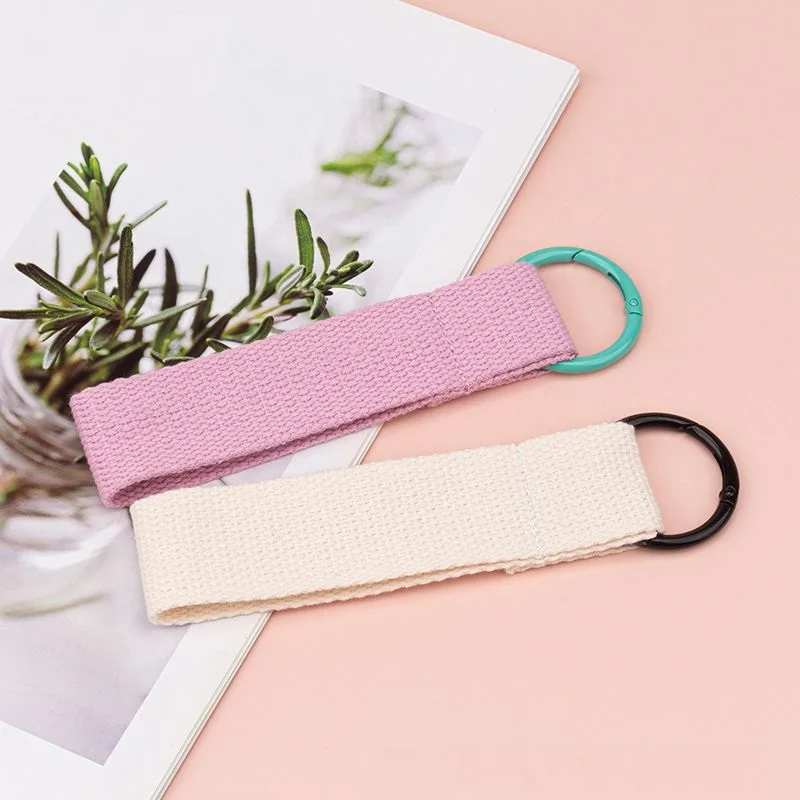 fabric keychain Strap Keychain Lanyard For Mobile Phone Wallet Car Keys Holder Keyring Key Chain Wrist Strap Baggage Tag Pendant