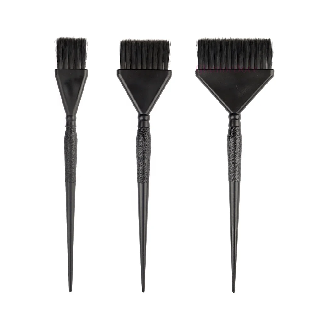 3 Pcs Hair Coloring Dying Brush Kit Hair Color Dye Brush Set to Apply Hair Color Tint