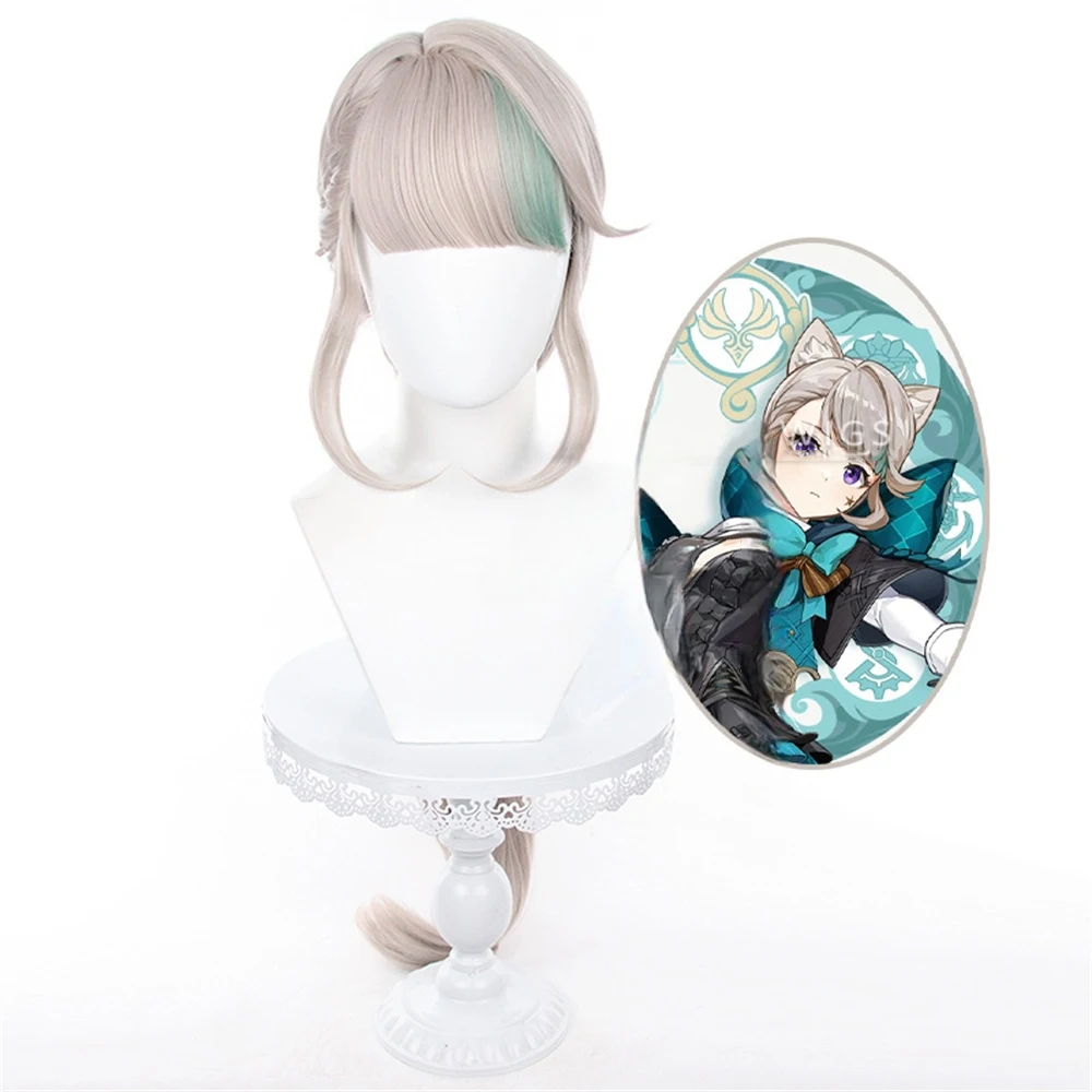 Lynette Cosplay Wig Girl Young Lynette 60cm Wig and 95CM Long Anime Cosplay Wigs Heat Resistant Synthetic Hair + Wig Cap