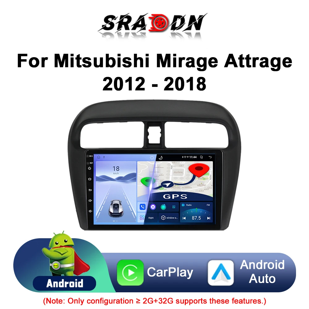 

Для Mitsubishi Mirage Attrage Space Star 2012 2013 2014 2015 2016 2017 2018 Android Car Radio Автомобильный Мультимедиа Видео Плеер Навигация GPS Carplay Сенсорный Экран Авто Стерео