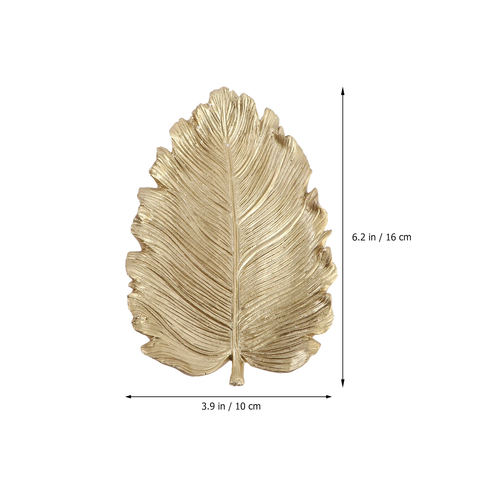 

Mini Jewelry Tray Rings Storage Leaf Shape Plate for Earrings Hair Band Home Decoration Wedding Anniversary Gifts
