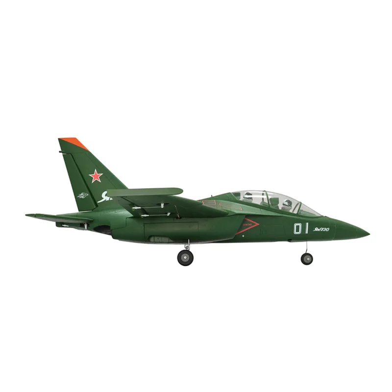 Freewing Model Yak-130 70mm Single Engine Jet Engine Fixed Wing Assembled Aircraft Model New Green Coating 6s Kit/Pnp Toy Gift