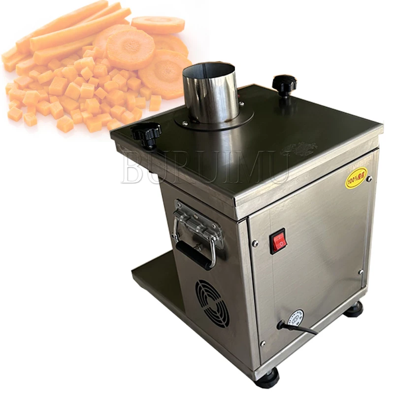 Máquina de corte vegetal elétrica Shredder Comercial Dicer Cortador Multifuncional Processador de corte de batata