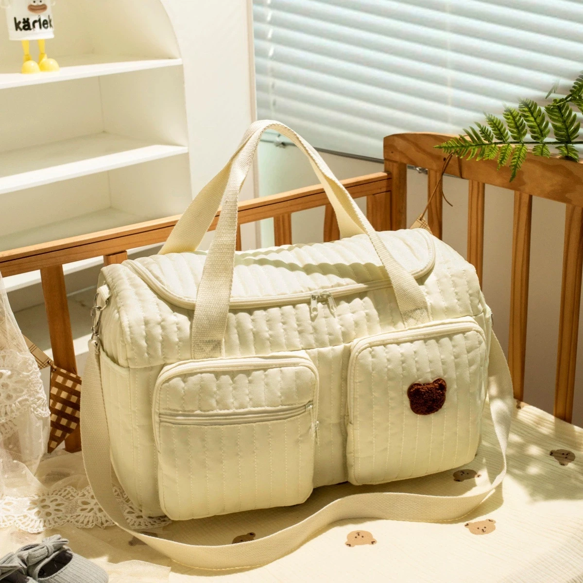 

Mother's Bag Fashionable Large Capacity Women's Handbag with Pockets Casual Ladies Tote Bag for Office And Daily Use