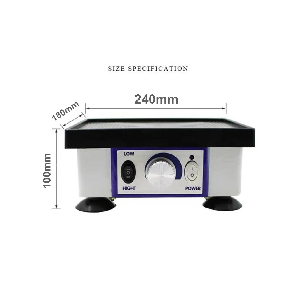 300W stomatologiczny kwadratowy wibrator oscylator gipsowy sprzęt laboratorium dentystycznego wibracja o podwójnej częstotliwości maszyna do