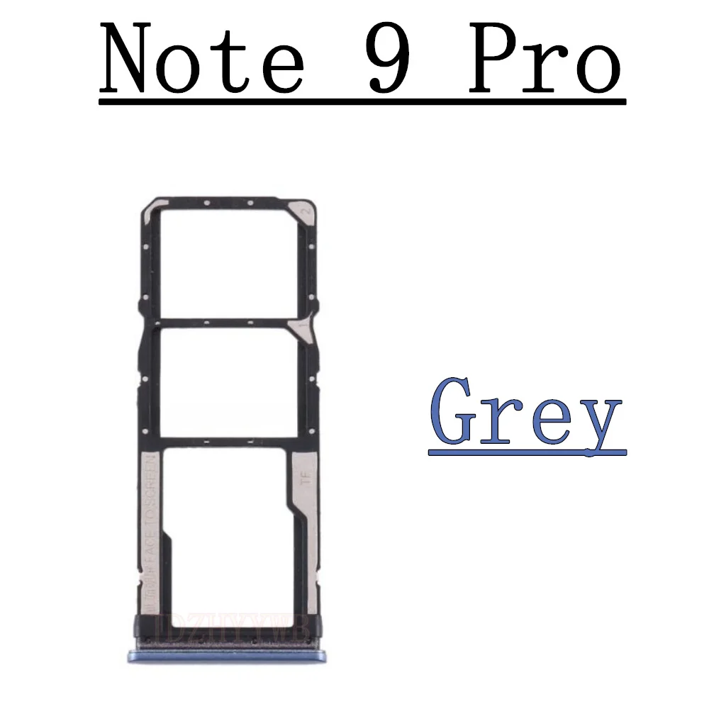 الهاتف SIM SD بطاقة صينية ل Xiaomi Redmi ملاحظة 9 برو جديد سيم رقاقة فتحة حامل درج ل Redmi ملاحظة 9s 9T