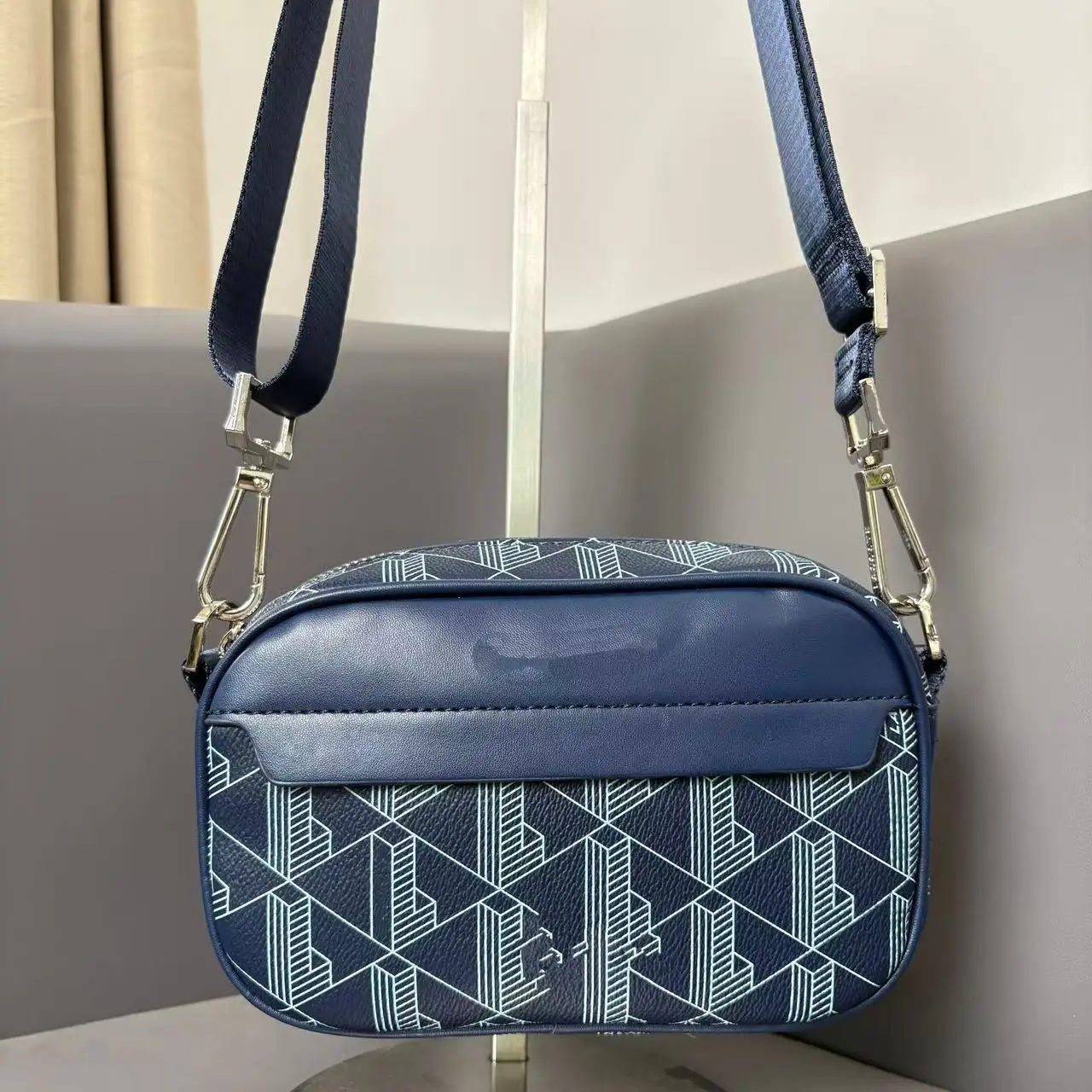 Hochwertige Herren-Gürteltaschen aus PU-Leder, Business-Umhängetaschen für Herren, modische Reisetaschen, Handytaschen, Schultertaschen, Clutch-Taschen – Detail 2