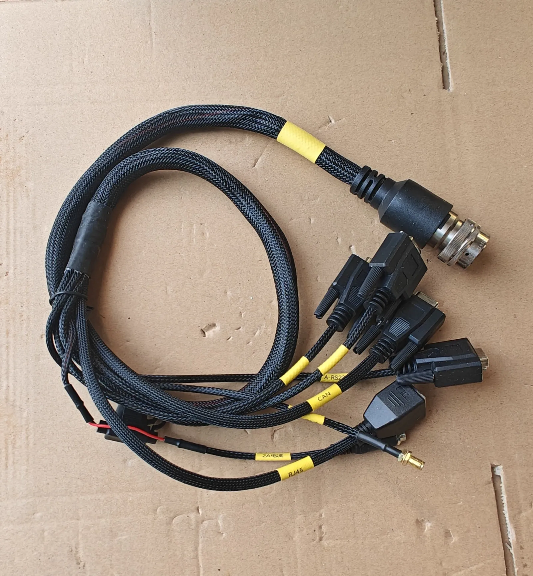 Suitable for 19 pin aviation plug line vehicle mounted road detection equipment, all in one