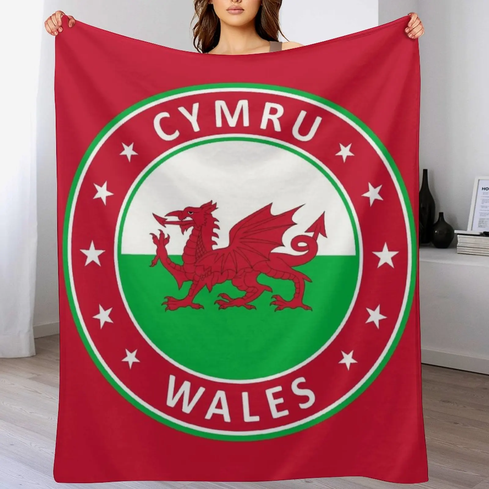 

Wales, Cymru Throw Blanket Stylish Couch Blanket for Home Living Room
