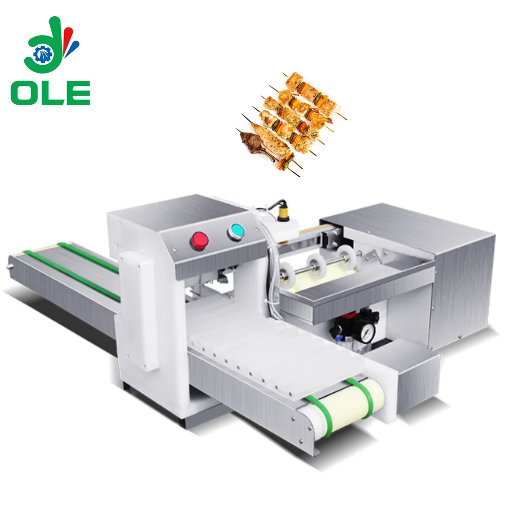 

Automatic Stainless Steel 2000PCS/H Mutton Skewers Meat Piercing Machine