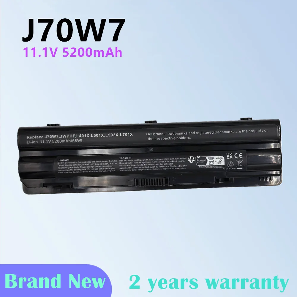 Batería de 9 celdas para ordenador portátil, accesorio para Dell XPS 14 15 17 L401x L501x L502x L701x L702x 7800-312 1123-312 J70W7 JWPHF R795X WHXY3, 1127 mAh