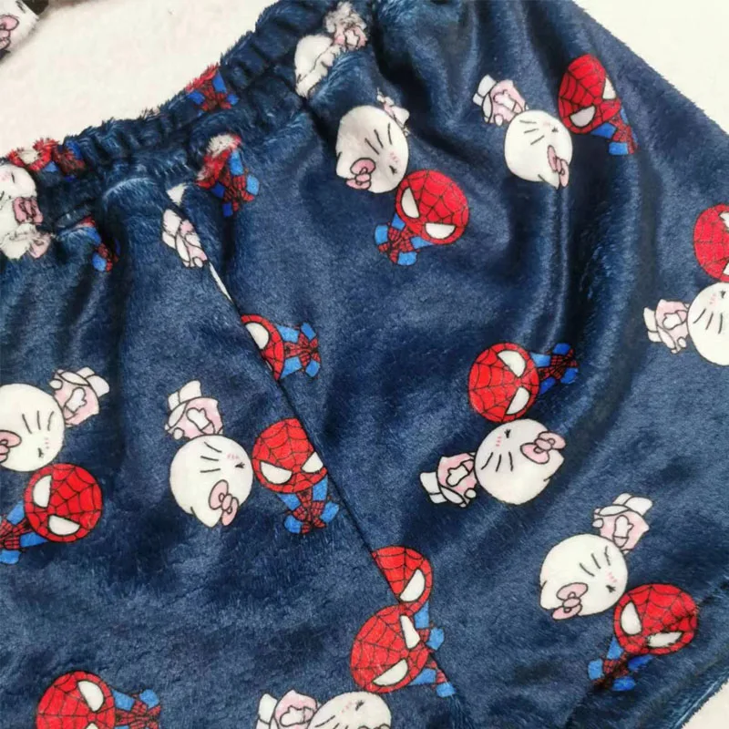 Conjunto de pijama Hello Kitty para mulheres, pijama de quadrinhos, top e shorts, alça dividida, ajustável, biquíni sexy, roupa íntima, verão, 2 peças