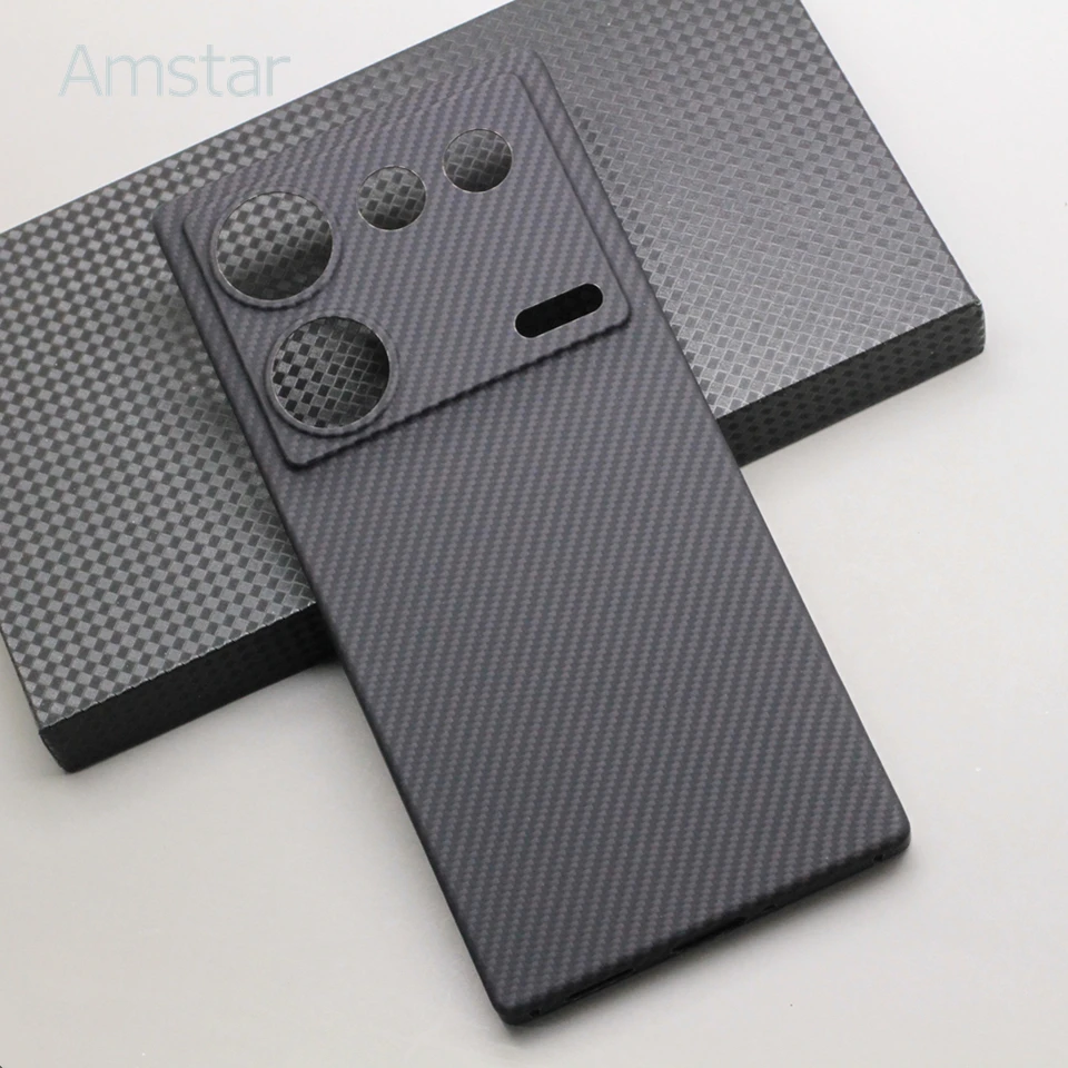 Amstar 600D Fine Lines Carbon Fiber Phone Case for Nubia Z50 Ultra Ultra-thin Business Aramid Fiber Nubia Z50 Ultra Cases Cover