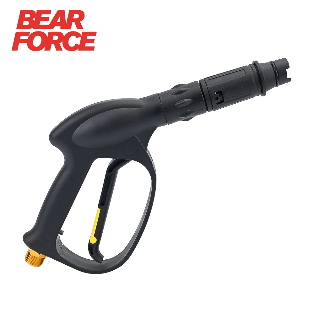High Pressure Car Wash Water Gun with M22 Inlet-14mm Jet Adjustable Nozzle Car Washing Sprayer Gun Trigger Handle Washer Gun