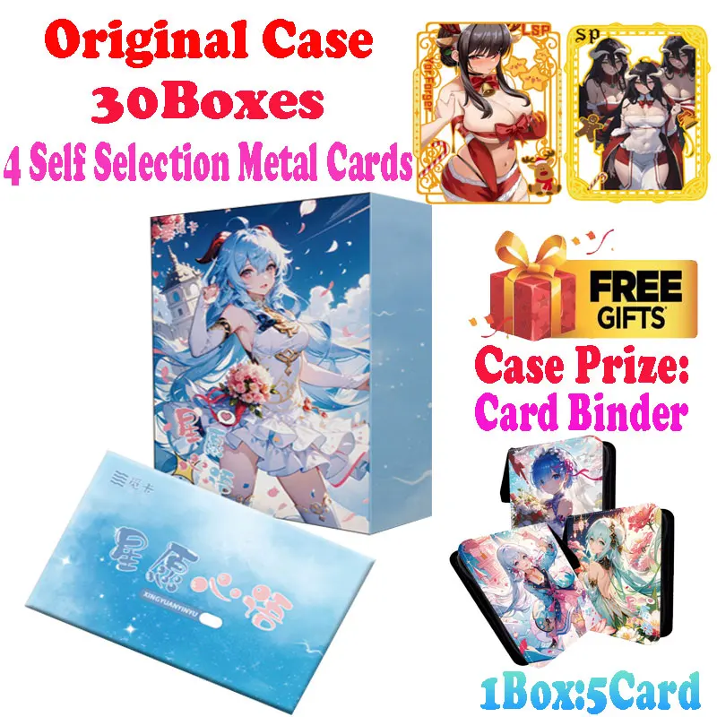 Wholesale 2024 Lastest A6 Mika Xingyuan Xinyu Collection Record Card Board Waifu Booster Box CCG TCG Doujin Toys And Hobby Gift