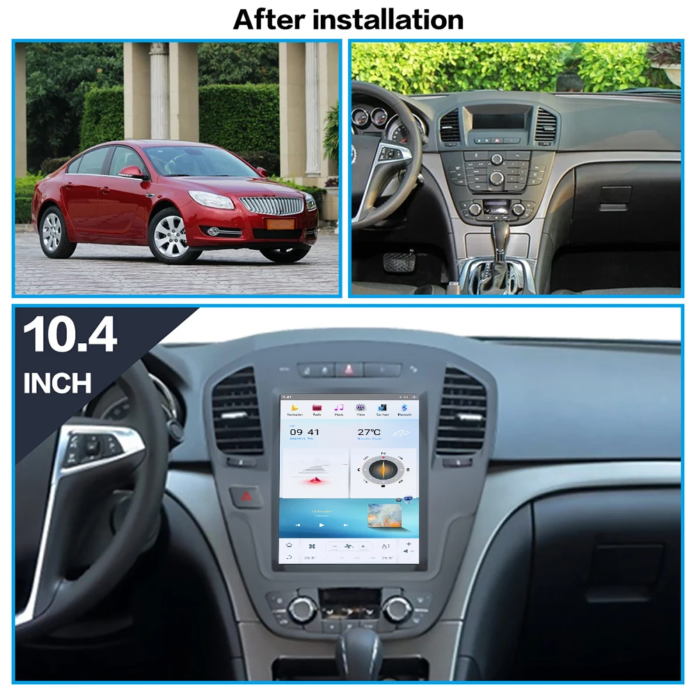 8 Core Qualcomm Android Car Multimedia Automotive Radio For Buick Regal 2008 2009 2010 2011 2012 2013 GPS Navigation Head Unit