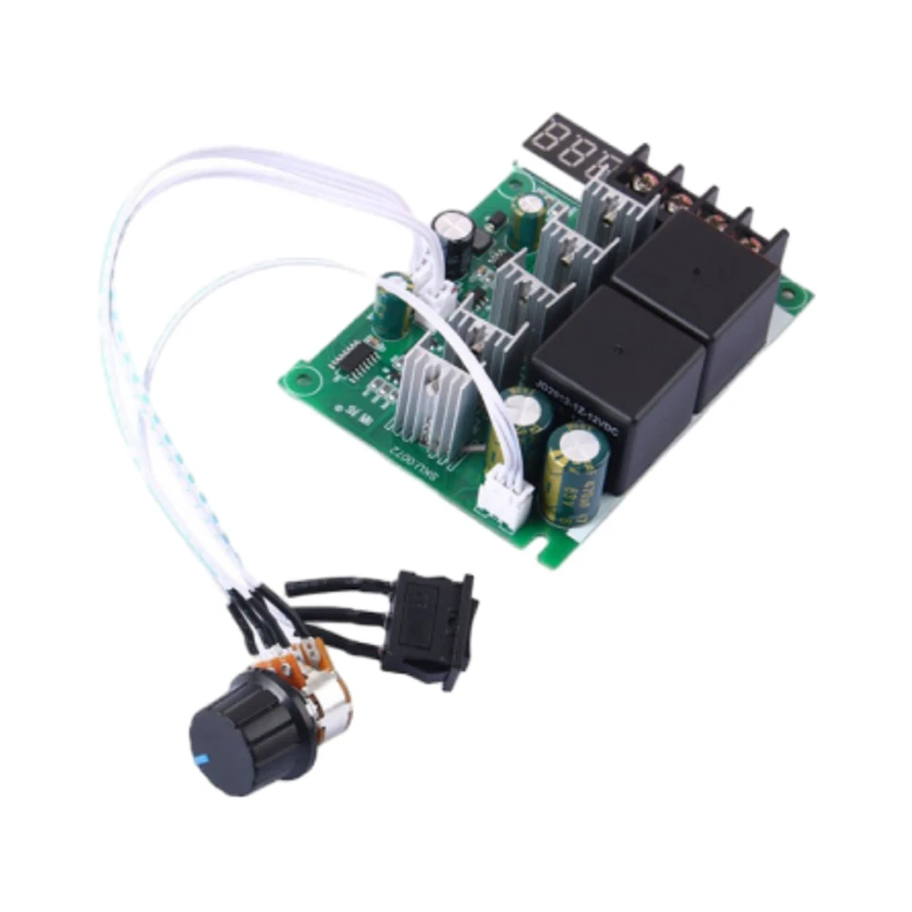 1PC PWM DC Motor Governor DC10-55V Motor Forward and Reverse Switch 40A 0-100% Speed Adjustable Range Motor Controller Regulator
