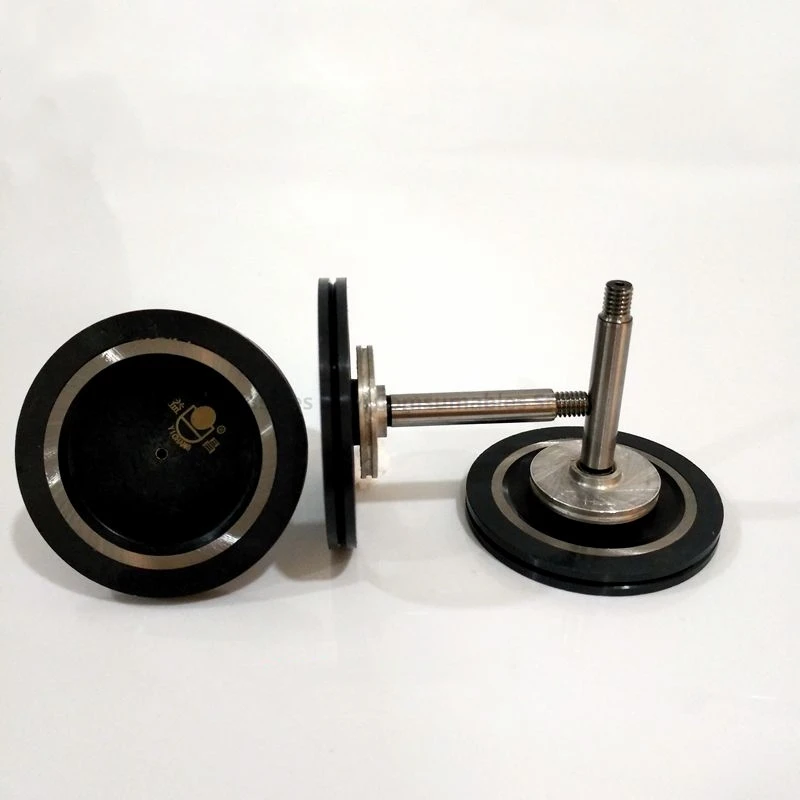 Imagem -03 - Diamante Gem Guia Roda Polia Rolo Fio Cortado Peças para Máquina de Corte de Fio Wedm Preto 1006 Od40 x L38.5 mm Par