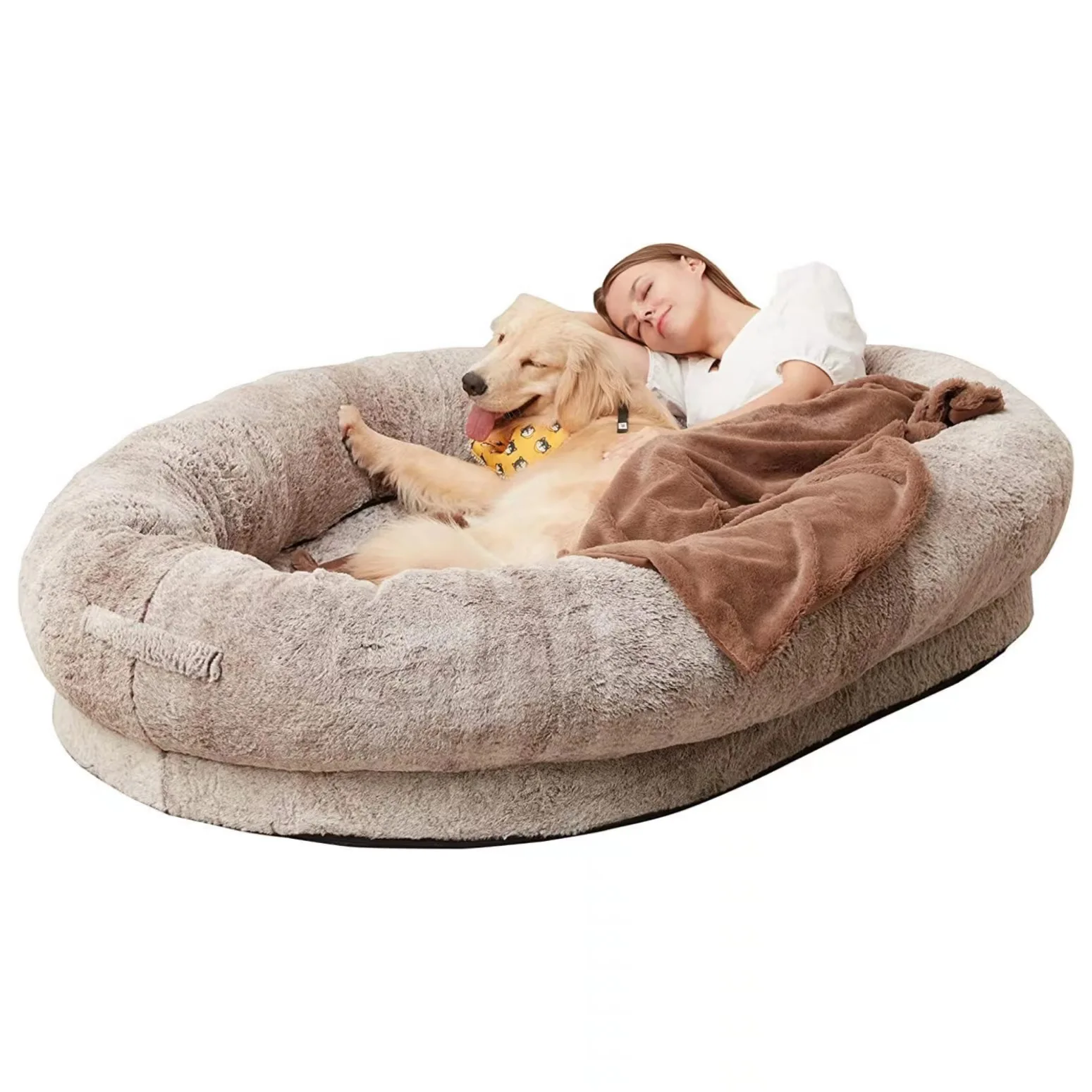 

Oversized Human Dog Bed Removable Kennel Lazy Sofa Human Sleeping Giant Kennel Cat Dog Bed