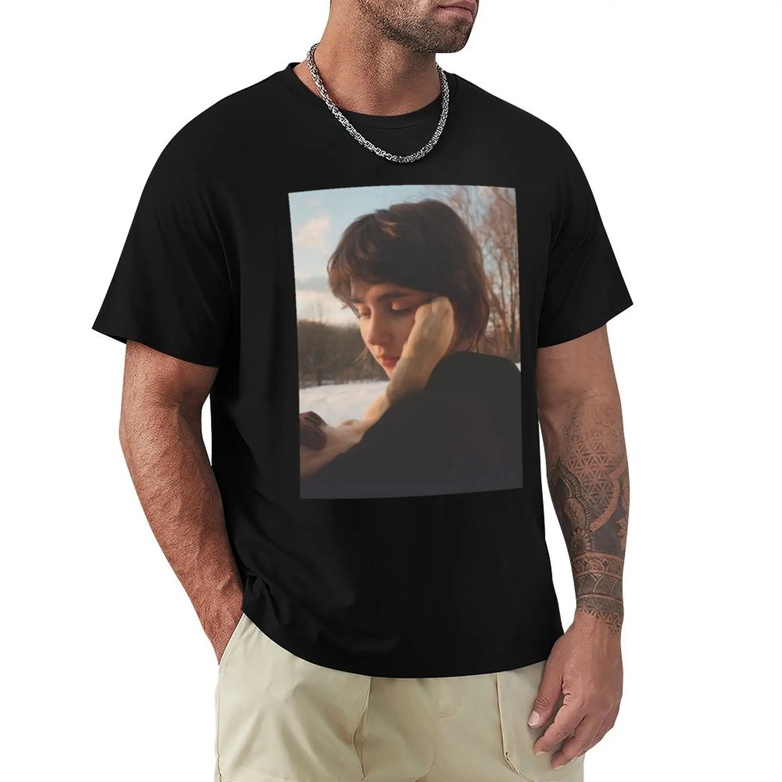 Clairo Sling Album T-Shirt Casual Breathable Short Sleeve Top
