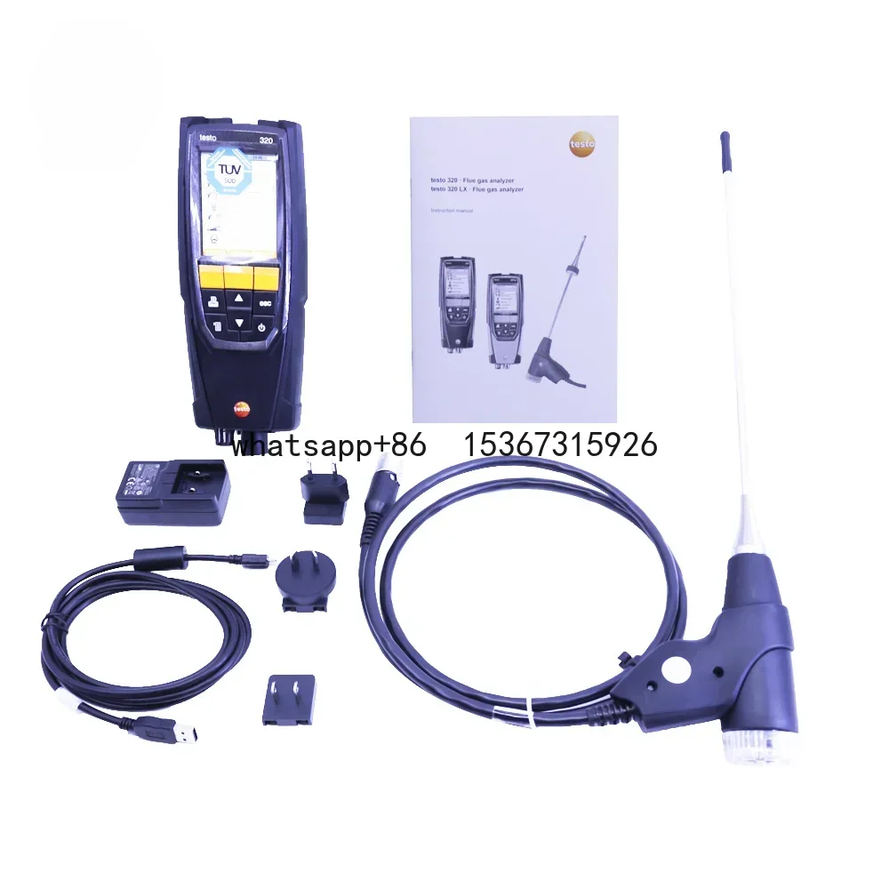 

Testo 320 Basic Set Flue Gas Measurement on Oil and Gas Systems Gas Analyzer