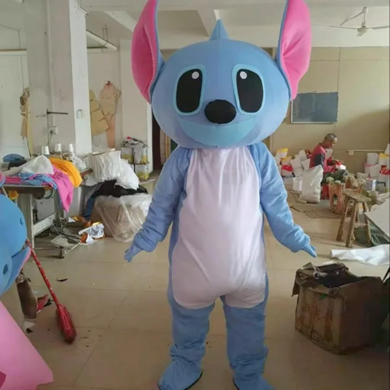 تأثيري حلي ليلو وستيتش شخصية كرتونية التميمة الإعلان فستان بتصميم حالم حفلة عيد ميلاد الحيوان كرنفال الدعائم الطرف