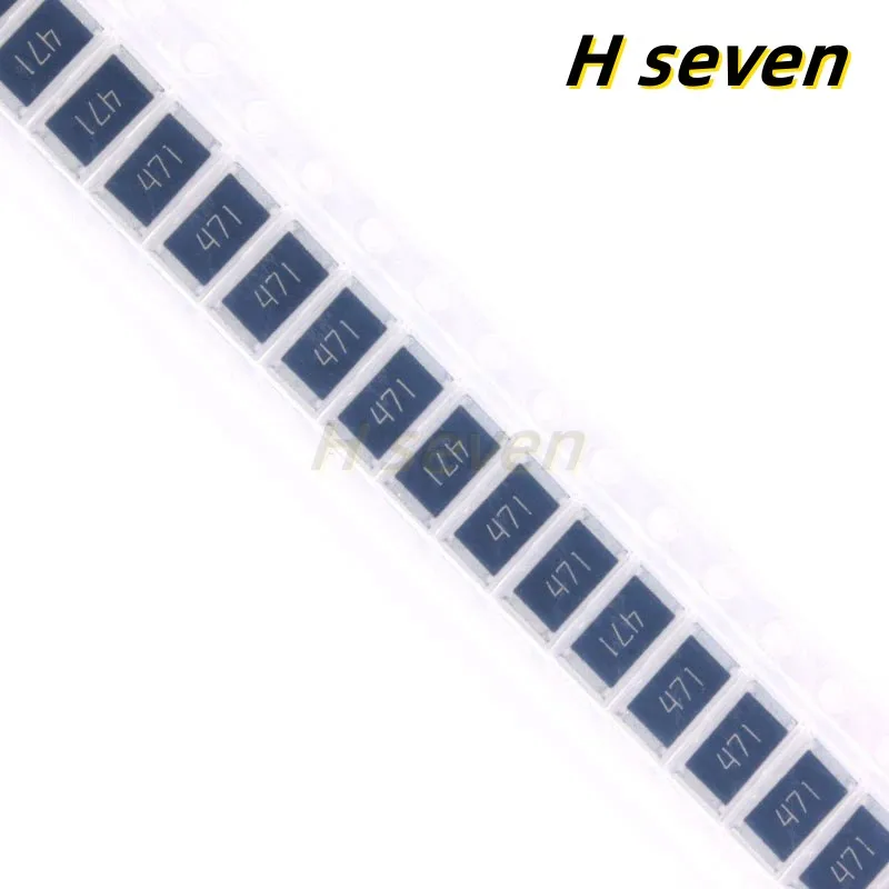 50pcs 2512 Chip Resistor SMD Resistência 1W 5% 470 ohm 470R 471