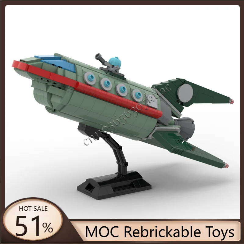 

NEW 613 PCS Star Battle Series Planet Express Ship Building Blocks Creative Bricks Model Children DIY Assembly Display Toy Gifts