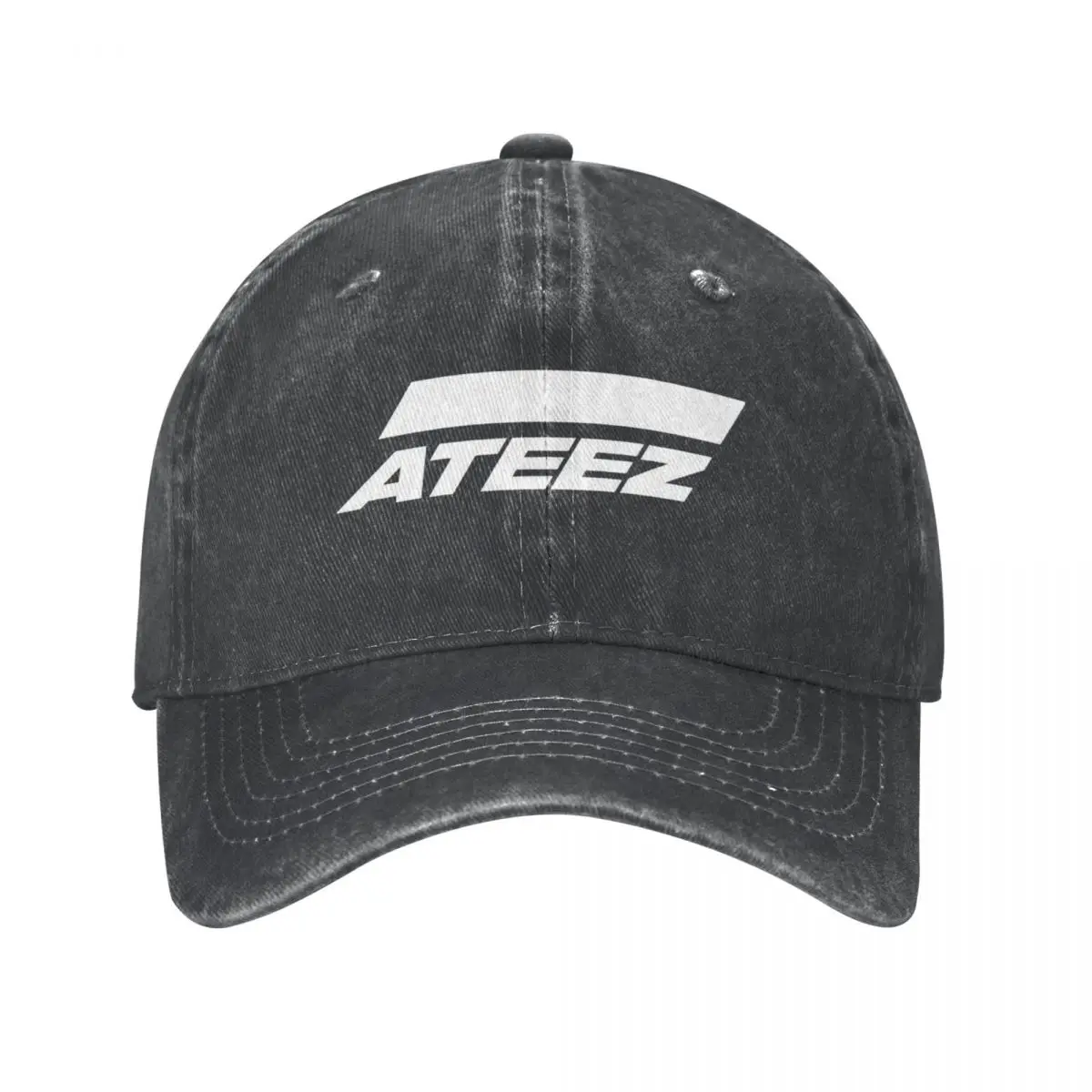 ATEEZ Men Women Baseball Cap KPOP Distressed Washed Hats Cap Vintage Outdoor All Seasons Travel Sun Cap