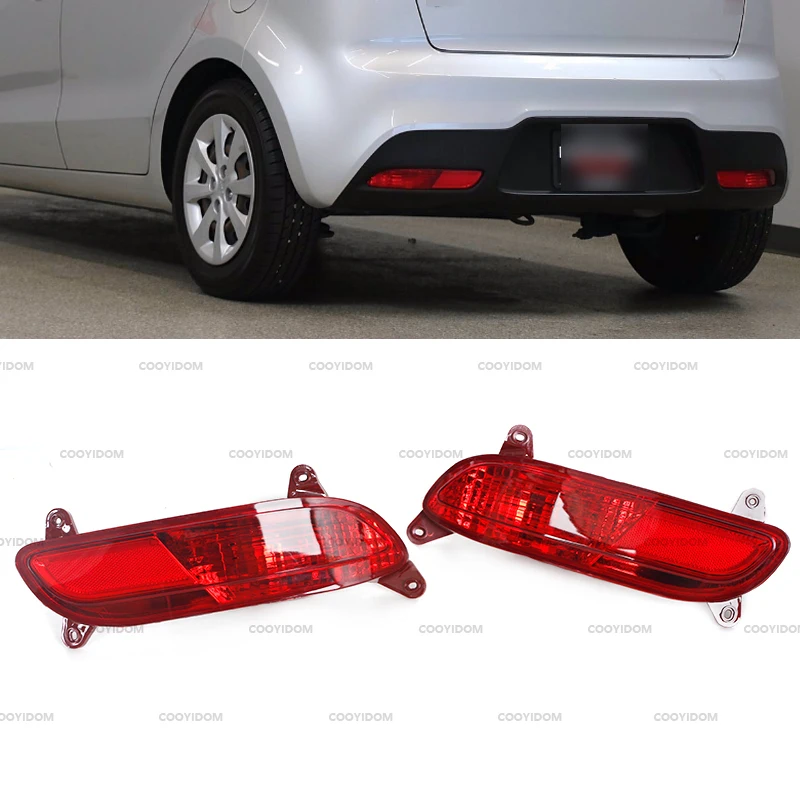 Car tail light rear bumper fog light For KIA RIO Hatchback 2012-2015 barke light stop lamp indicator  92405-1W210 92406-1W210