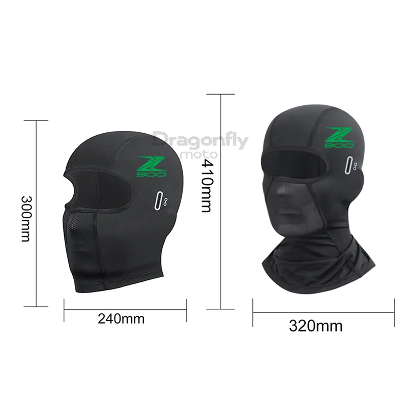 For Kawasaki Z900 Z900 2017 2018 2019 2020 2021 2022 Cycling Cap Summer Cooling Motorcycle Balaclava Hats Sun UV Protection Bike