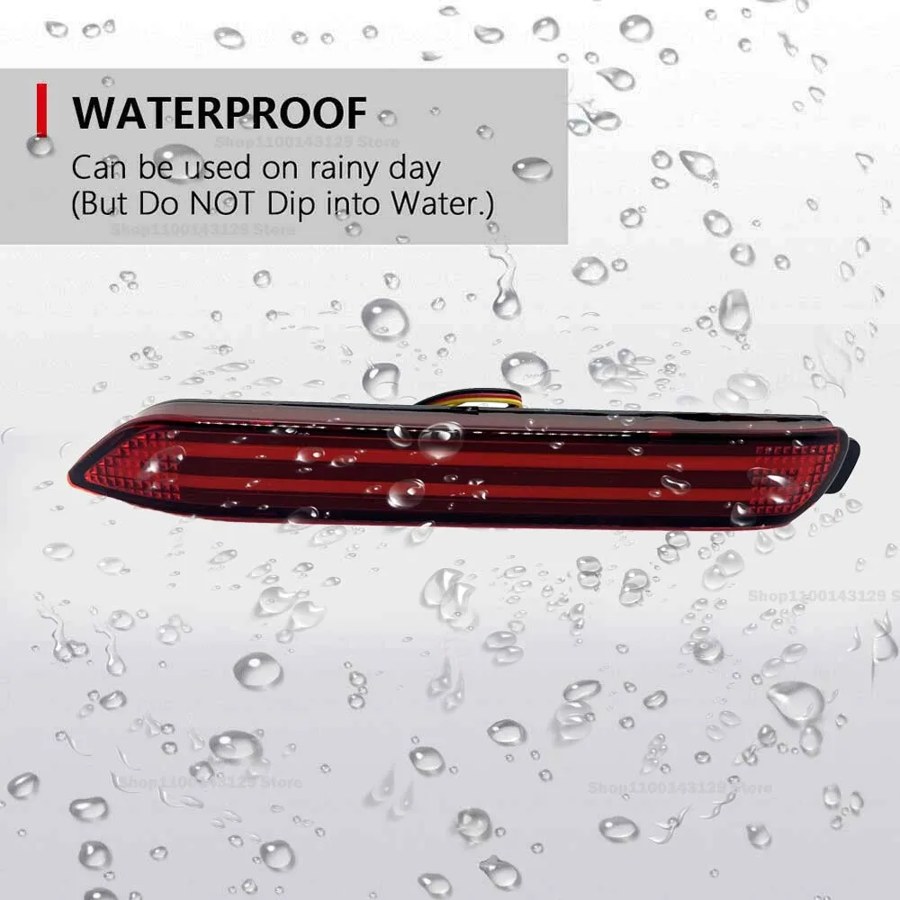 for Toyota Camry Sienna Reiz RAV4 Venza Avalon Fortuner Lexus IS-F GX470 RX300 LED Rear Bumper Reflector Tail Brake Light Bar - view 5