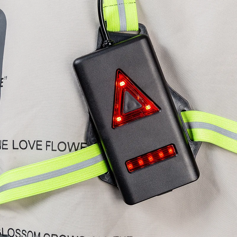 Outdoor Sport LED Night Running Light USB Rechargeable Chest Lamp Safety Jogging Warning Light