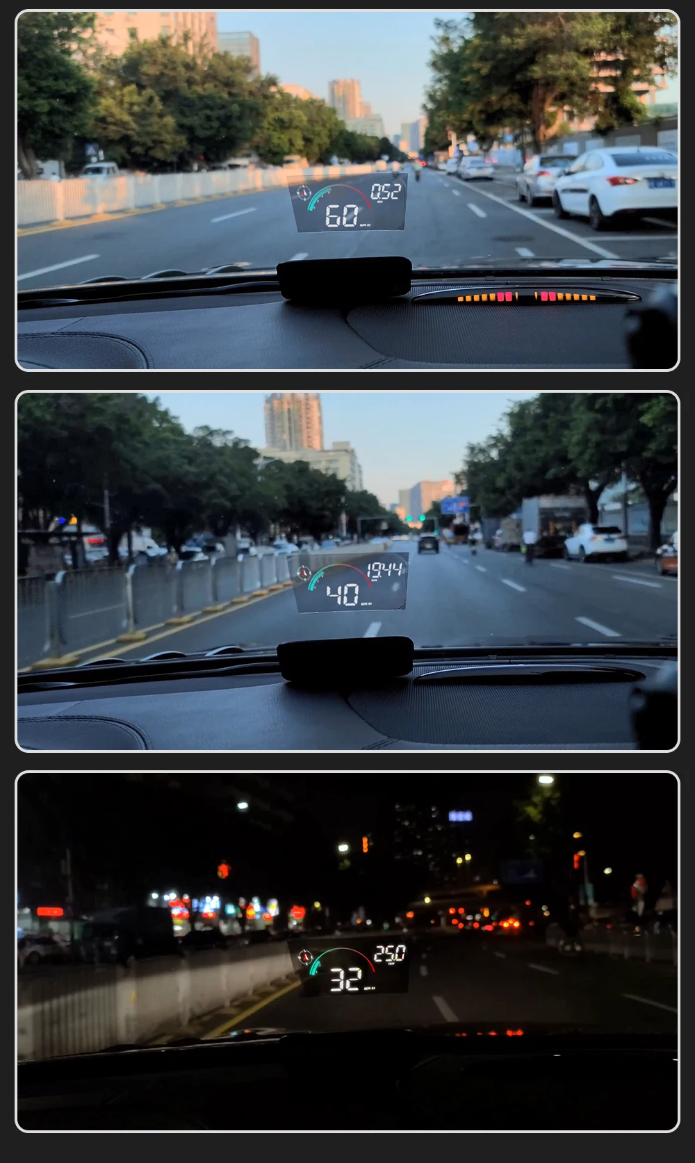 GPS M22 Auto-Smart-High-Definition-Digital-Messgerät Head-Up-Display KM/H Digital HUD Universeller Geschwindigkeits-Windschutzscheiben-Projektor Plug&Play – Detail 14