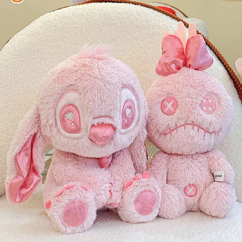 

Disney Pink Color Lilo And Stitch Plush Doll Toys Stuffed Animals Cute Plush Toy Christmas Birthday Gifts For Kids Birthday